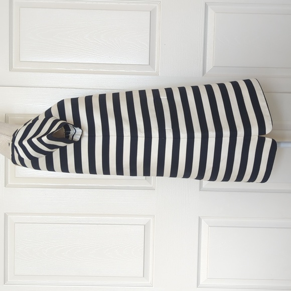 Kate Spade Striped Black and White Striped Shift Dress - Picture 7 of 10